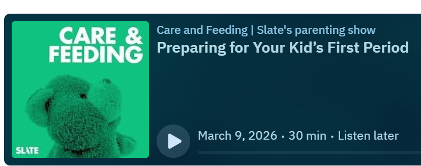 Menstruality Academy Care & Feeding Podcast
